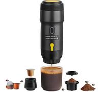 Mini Machine à Expresso Portable 25 Bars Auto-Chauffante Électrique Compacte pour Voyage Camping Bureau Maison