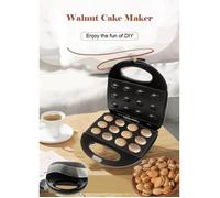 Mini Machine à gâteaux électrique, four automatique, gaufre aux noix, pain Sandwich, grille-pain, pour petit déjeuner, prise ue