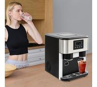 Mini machine à glaçons - Petite machine à glaçons multifonction - Machine à glace pilée portable pour la maison, le bureau, le bar et les fêtes, 16 glaçons en 7 à 9 min