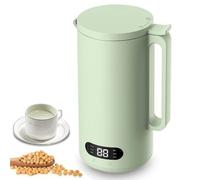 Mini machine à lait de soja 350 ml avec lame en acier inoxydable seulement 23 minutes de réservation 12 h machine à lait de soja multifonction pour jus de fruits, pâte de riz, vert