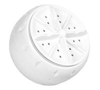 Mini Machine à Laver à Turbine Plastique, Usb Blanc pour Petits Espaces | Rotation Avant Arrière, Ventouses Robustes, 1 Pièce avec Cordon Adaptateur, pour Petits Lots