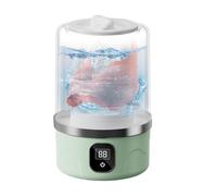 Mini machine à laver - ABS + PP + 3000 mAh | Mini machine à laver | appareil de lavage portable rechargeable pour petits vêtements voyage appartements dortoirs articles pour nettoyant
