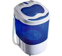 Mini machine à laver avec essorage, lave-linge portable, machine à laver de camping, étui à chargement par le haut avec essoreuse jusqu'à 3 kg