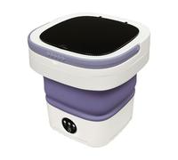 Mini machine à laver de 12 l, pliable, 2 en 1, pour camping, avec essoreuse, 3 modes de nettoyage en profondeur des vêtements de bébé, sous-vêtements pour dortoirs, camping-cars