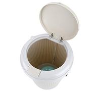 Mini Machine à Laver de Bureau 8L 18W, Machine à Laver électrique, sous-Vêtements de Lavage de Vêtements de bébé pour Le Bureau à Usage Domestique, Voyage (Bleu)