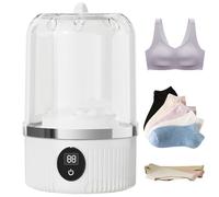Mini machine à laver électrique sans câble | Machine compacte pour chaussettes, petits vêtements et usage personnel quotidien dans les hôtels, les chambres ou les voyages