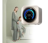 Mini machine à laver et sèche-linge compacte à montage mural avec modes de lavage intelligents, moteur silencieux, tambour intérieur autonettoyant