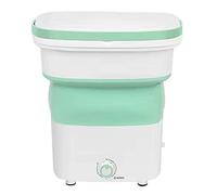 Mini machine à laver pliable portable - Stérilisation à l'ozone à ultrasons - Petites machines à laver avec déshydratation - Économie d'énergie - Pour la maison, les voyages, le camping - Capacité de