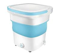 Mini machine à laver pliable portable - Stérilisation à l'ozone à ultrasons - Petites machines à laver avec déshydratation - Économie d'énergie - Pour la maison, les voyages, le camping - Capacité de