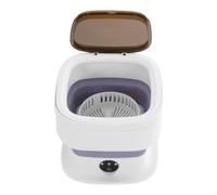 Mini machine à laver portable 10 l, machine à laver pliable avec 3 modes, pour sous-vêtements, chaussettes, vêtements de bébé, semi-automatique