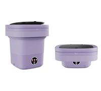 Mini machine à laver portable, 11 L pour appartements, dortoirs, camping-car et voyages, laveuse compacte à chargement par le haut avec panier rotatif et 3 modes de lavage pour les petites charges