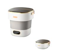 Mini machine à laver portable, 13 l, 2,5 kg, pliable, avec séchoir rotatif, pour sous-vêtements, vêtements de bébé, chaussettes, petites pièces pour appartements, dortoirs, camping et camping-cars