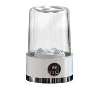 Mini machine à laver portable, 3 000 mAh, rechargeable, nettoie en profondeur les sous-vêtements/chaussettes, vêtements de bébé, petit linge pour appartement, dortoir, hôtel, voyage et camping, blanc