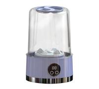 Mini machine à laver portable, 3000 mAh, rechargeable, nettoie en profondeur les sous-vêtements/chaussettes, vêtements de bébé, petit linge pour appartements, dortoir, hôtel, voyage et camping, violet