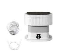 Mini Machine À Laver Portable 30X30X28cm Petite Laveuse Pliable Capacité De10L Lavage Rapide Laveuse Pratique Pour Camping Voyage Voiture Dortoirs(Gray)