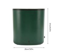 Mini machine à laver portable 4,5 L, cuve turbo à lumière bleue, dimensions 20 x 20 x 21 cm