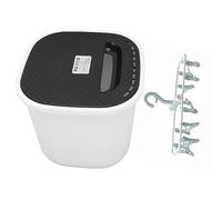 Mini machine à laver portable, alimentation USB ABS, efficace, mini machine à laver turbo 30 minutes, mise hors tension automatique avec séchoir à linge pour appartements (bleu)
