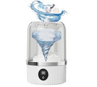 Mini machine à laver portable améliorée pour voyage, lave-sous-vêtements - Nettoyage en profondeur des chaussettes, sous-vêtements, vêtements de bébé, pour la maison, l'appartement, le camping-car