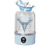 Mini machine à laver portable améliorée pour voyage, lave-sous-vêtements - Nettoyage en profondeur des chaussettes, sous-vêtements, vêtements de bébé, pour la maison, l'appartement, le camping-car