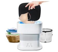 Mini Machine à Laver Portable avec Essorage,Entrée Et Sortie D'eau Automatiques , 9L Machine à Laver Portable Pliante pour Etudiant,Les Appartements Simples