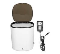 Mini Machine à Laver Portable de 4,5 L, Petites Chaussettes, Pantalons de Dortoir, Seau Turbo pour Seau Compact Blanc, équipement de Lavage, Machine à Laver, Lave-pots (Prise UE)