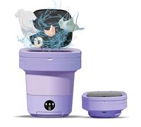 Mini machine à laver portable, grande capacité de 11 L avec 3 modes de nettoyage en profondeur pour sous-vêtements, vêtements de bébé ou petits articles, machine à laver pliable pour appartements,