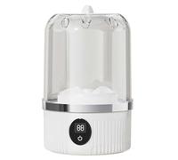 Mini machine à laver portable : machine à laver les sous-vêtements à chargement sans fil avec batterie de 3 000 mAh pour soutiens-gorge, chaussettes, voyages, camping et camping-car. White,1L