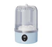 Mini machine à laver portable : machine à laver les sous-vêtements à chargement sans fil avec batterie de 3 000 mAh pour soutiens-gorge, chaussettes, voyages, camping et camping-car. Blue,1L