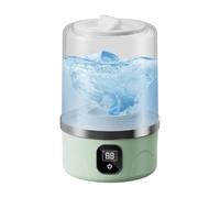 Mini Machine à Laver, Portable Machine À Laver Sans Fil, Wireless Portable Laundry Cup, 3000mAh Battery, étanche, Outil De Nettoyage Automatique Pour Sous-Vêtements Chaussettes (Vert)
