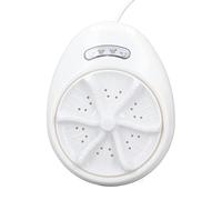 Mini Machine À Laver Portable, Machine À Laver Turbo 120 W, 4 MoDes de Lavage, Machine À Laver Avec Interrupteur de Protection Contre Les Fuites, Convient pour Les Voyages, Camping, Dortoir(UE)