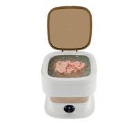 Mini machine à laver portable pliable Smart Time Setting avec panier d'égouttement, capacité de 10 litres (kaki)