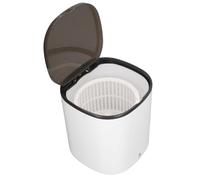 Mini Machine à Laver Portative 4,5 L, Petite Turbine, pour Voyage, Appartement, Camping-car, Blanc (Prise UE)