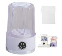 Mini machine à laver sans fil, portable et rechargeable, pour sous-vêtements, petite machine à laver sans fil, idéale pour la maison, les voyages, le camping (blanc classique)