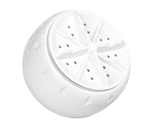 Mini Machine à Laver Turbine USB pour Petits Espaces et Voyage | Plastique Blanc, Rotation Avant et Inverse, Ventouses Robustes, pour Masques et Sous-vêtements