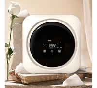 Mini machine à linge avec séchage, sèche-linge entièrement automatique, acier inoxydable, faible bruit, pour appartement, maison, dortoir, 3,5 L, 170 W