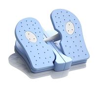Mini-Machine à Pas, entraîneur de Stepper Pied Pliant en Nylon renforcé avec pédales Non glissantes silencieuses sous l'exerciseur Jambe de Bureau pour l'entraînement du Bureau (Bleu Clair)