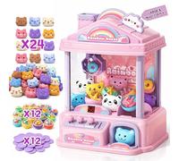 Mini Machine à Pinces pour Enfants | Jouet Arcade pour Filles de 8 à 13 Ans, Machine à Pinces électrique pour Bonbons avec lumières LED et Son réglable, Cadeaux d'anniversaire pour Filles à partir