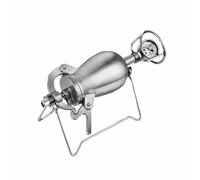 Mini machine à popcorn à la main, 420 ml, acier chinois, cannon, rétro old-Fashioned Popcorn Machine pour la maison, le camping et les fêtes