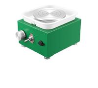 Mini Machine à roue de poterie avec plateau tournant + Kit de sculpture, roue de poterie électrique, outil en argile céramique, équipement de poterie Facile à utiliser pour les débutants et les pros(G