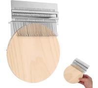 Mini Machine à Tricoter à la Main, kit de Tissage Rapide, Outils en Bois pour réparation Visible des vêtements tricotés, Chaussettes, Jeans, Plus Facile et Pratique pour Les débutants,1Pcs