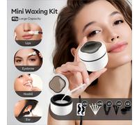 Mini Machine chauffante à cire 40g, bol en Silicone, chauffe-cire, nez, oreilles, épilation, Kit d'épilation, cire de haricots, Pot de fusion chauffant No Wax Bead