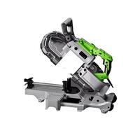 Mini machine de coupe, mini scie à ruban portable - Scie à ruban de table portable - Machine à scier à ruban en acier - Machine à scier le métal et le bois - Pour couper du laiton et de l'acier (gris2