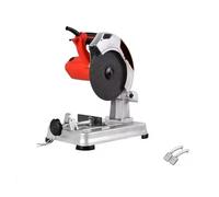 Mini machine de découpe de profilés 2200W, meuleuse à tronçonner les barres, scie à métaux et acier, angle de coupe de 0 à 45 degrés, scie électrique Pour les débutants en bricolage(A)