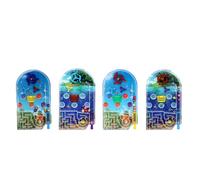 Mini Machine De Jeux De Bureau Pinball Pour Enfants, Jouet Éducatif De Style Aléatoire, Jeu De Dessin Animé, Jeu De Labyrinthe De Perles, Jeu D'interaction Entre Amis