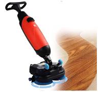 Mini machine de nettoyage de sol à poussée manuelle, design à double brosse, efficacité de 1200 ㎡/h, largeur d'aspiration de 45 cm, batterie rechargeable, légère pour la maison et le commerce