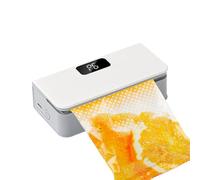Mini machine de scellage thermique de sacs, machine de scellage rechargeable avec affichage de puissance LED, capsuleuse de thermoscelleuses de sacs à copeaux, pour les collations des