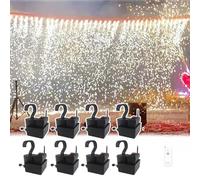Mini Machine De Tir De Feux D'artifice,Contrôleur De Feux D'artifice Aérien,Récepteur 8pcs,Télécommande Sans Fil,Hauteur De Pulvérisation 1-5m,Effet De Cascade De Feux D'artifice,Pour Mariage