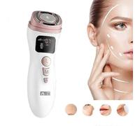 Mini machine hifu ultrasons rf raffermissement lifting thérapie ems appareil de beauté du visage raffermissant anti-rides écran lcd salon du