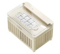 Mini-Machine Ice Maker,Fabrique Des Glaçons en 15 à 20Min,Produit Des Glaçons Carrés et Solides,Idéale Pour Préparer Vos Propres Boissons Glacées,au Bureau,Lors de Fêtes,et Bien Plus Encore