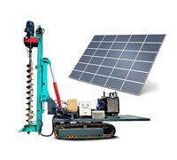 Mini machine photovoltaïque compacte à pieux pour les projets solaires sur les toits et à petite échelle